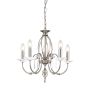 Elstead Lighting AEGEAN AG5 POL NICKEL żyrandol 5x60W/E14 