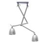 AZzardo ZYTA 2S PENDANT ALU AZ2301+AZ2594 lampa wisząca 2x60W/E27
