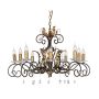 Elstead Lighting AMARILLI AML10 BRONZE żyrandol 10x60W/E14 