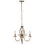 Elstead Lighting ARTISAN ART3 AGD BRASS żyrandol 3x60W/E14 
