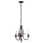 Elstead Lighting ARTISAN ART3 BLACK żyrandol 3x60W/E14 