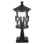 Elstead Lighting HEREFORD BL12 BLACK zewnętrzna lampa stojąca 1x100W/E27 