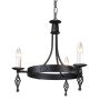Elstead Lighting BELFRY BY3 BLACK żyrandol 3x60W/E14 