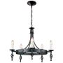 Elstead Lighting BELFRY BY5 BLACK żyrandol 5x60W/E14 