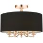 Cosmolight ABU DHABI C05442AU-BK lampa sufitowa 5x40W/E14