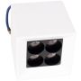 Maxlight X-LINE C0251 downlight natynkowy 4x5w/led 350lm 3000k ip20