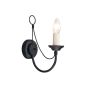 Elstead Lighting CARISBROOKE CB1 BLACK kinkiet 1x60W/E14 