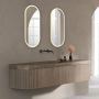Zambelis MIRROR WITH LED 25386 lustro 18W/led 1564-1739lm 3000-4000K IP44