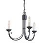 Elstead Lighting CHARTWELL CH3 BLACK żyrandol 3x60W/E14 