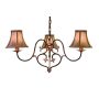 Elstead Lighting CONISTON CN3 BUR/GOLD żyrandol 3x60W/E14 