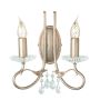 Elstead Lighting CHRISTINA CRT2 SILVER/GOLD kinkiet 2x60W/E14 