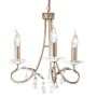 Elstead Lighting CHRISTINA CRT3 SILVER/GOLD żyrandol 3x60W/E14 