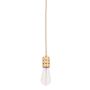 Italux MILLENIA DS-M-010-03 GOLD lampa wisząca 1x60W/E27 