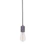 Italux MILLENIA DS-M-010-03 MATT BLACK lampa wisząca 1x60W/E27 
