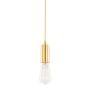 Italux MODERNA DS-M-038 GOLD lampa wisząca 1x60W/E27 