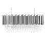 King Home IMPERIAL LONG SILVER DW-D5689S.SILVER lampa wisząca 18x40W/E14  IP20