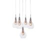 AZzardo ELEKTRA 5 AZ1690 lampa wisząca 5x40W/G9 IP20 
