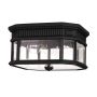 Feiss COTSWOLD LANE FE/COTSLN/F BK plafon sufitowy 2x60W/E27 