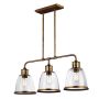 Feiss HOBSON FE/HOBSON/3P AB lampa wisząca 3x75W/E27 