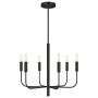 Generation Lighting Brianna FE-BRIANNA6-BK żyrandol 6x60W/E14   