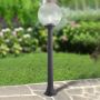 Fumagalli Giaffa FMG-GIAFFA-GLOBE-BLK słupek ogrodowy 1x23W/E27 2700K IP55