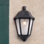 Fumagalli Iesse FMG-IESSE-BLK kinkiet 1x23W/E27 IP55