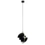 King Home VARIA GLT3830S.BLACK lampa wisząca 1x40W/E14  IP20