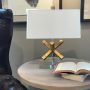 Gilded Nola JACKSON GN/JACKSONSQR/TL lampa stołowa 1x60W/E27 