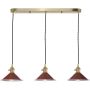 Dar Lighting Hadano HAD3640-08 lampa wisząca 3x40w/e14   ip20