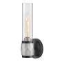 Hinkley Ellison HK-ELLISON1-BK-BN kinkiet 1x40W/E27 IP44