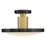 Hinkley Kieran HK-KIERAN-LED-SF-BK-LCB lampa sufitowa 32W/LED 3468lm 2900K, 3500K, 4000K, 5000K, 6000K 