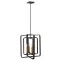 Hinkley Lighting QUENTIN HK/QUENTIN/4P/B lampa wisząca 4x60W/E14 