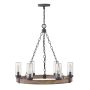 Hinkley Sawyer HK-SAWYER6-SQ lampa wisząca 6x40W/E14 IP44
