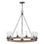 Hinkley Sawyer HK-SAWYER9-SQ lampa wisząca 9x40W/E14 IP44