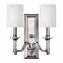 Hinkley Lighting SUSSEX HK/SUSSEX2 kinkiet 2x60W/E14 
