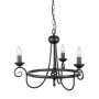 Elstead Lighting HARLECH HR3A BLACK żyrandol 3x60W/E14 