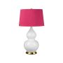 Elstead Lighting Isla ISLA-AB-TL-CRANBERRY lampka stolowa 1x60W/E27  