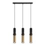 Italux Isidora  PND-14290-3A-BK-BRO lampa wisząca 3x25W/GU10  IP20