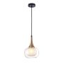 Italux Konila  PND-99709-1-BRO-CL lampa wisząca 1x10W/G9  IP20