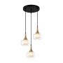 Italux Konila  PND-99709-3A-BRO-CL lampa wisząca 3x10W/G9  IP20