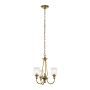 Elstead Lighting WAVERLY KL-WAVERLY3-NBR żyrandol 3x60W/E27
