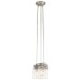 Kichler BRINLEY KL/BRINLEY3 NI lampa wisząca 3x60W/E27 