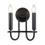 Kichler Capitol Hill KL-CAPITOL-HILL2-BLK kinkiet 2x40W/E14  