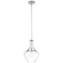 Kichler EVERLY KL/EVERLY/P/S CH lampa wisząca 1x60W/E27 