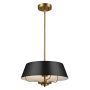 Kichler Luella KL-LUELLA-3P-BKB lampa wisząca 3x40W/E14 IP20