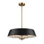 Kichler Luella KL-LUELLA-4P-BKB lampa wisząca 4x40W/E14 IP20