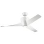 Kichler Phree KLF-PHREE-56-WHT wentylator 1x10W/LED 3000K IP20