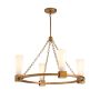 Elstead Lighting Kristy KRISTY4-DG-OPAL żyrandol 4x40W/E27 IP20