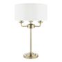 Laura Ashley Sorrento 3655967-Q lampa stołowa 3x40W/E14 IP20