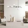 Light Prestige Alisa LP-005/6P BK/WH lampa wisząca 6x40W/E14 IP20